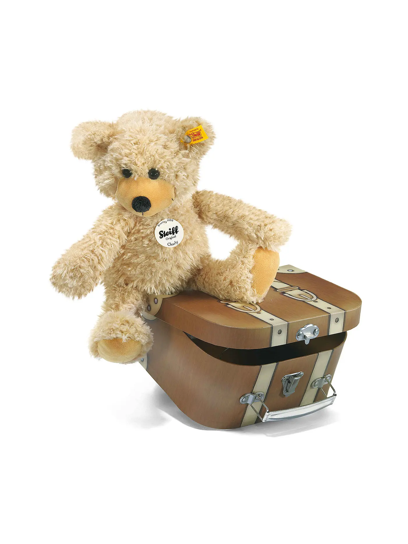 STEIFF | Charly Schlenker Teddybär im Koffer 30cm | 